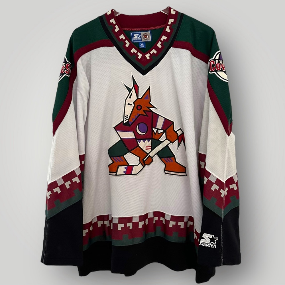 Vintage 90’s Starter NHL Jersey Western Conference Phoenix Coyotes Mens XL